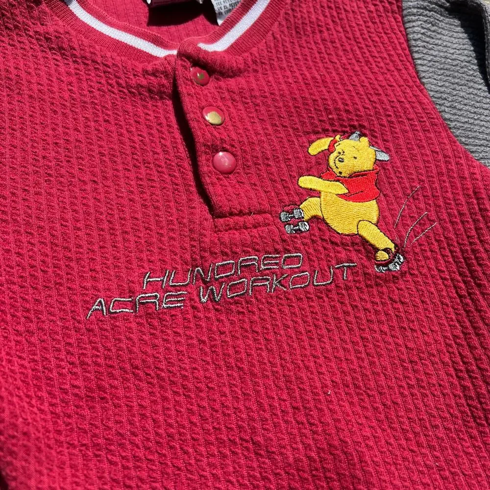 Disney Pooh 2000 Hundred Acre Workout Bodysuit Baby Sz 24 Months